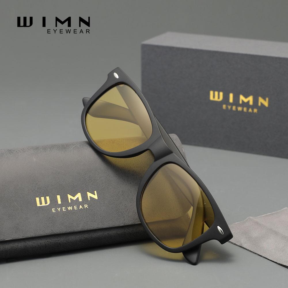 WIMN Brand Fashion UV400 Мужские солнцезащитные очки Защита глаз Поляризация TAC Линзы Очки Высокое качество TR90 Спортивные очки