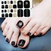 Fancystyle Nail Art HeMoon Smile Waterproof Toe Sticker Full Cover Decal Adhesive Wrap
