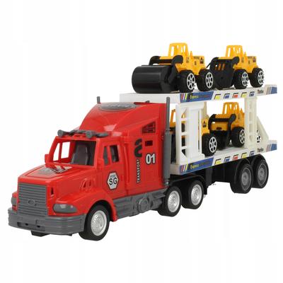 [PACZB][5] Large RC Truck Tow Truck + 4 Construction Vehicles U953