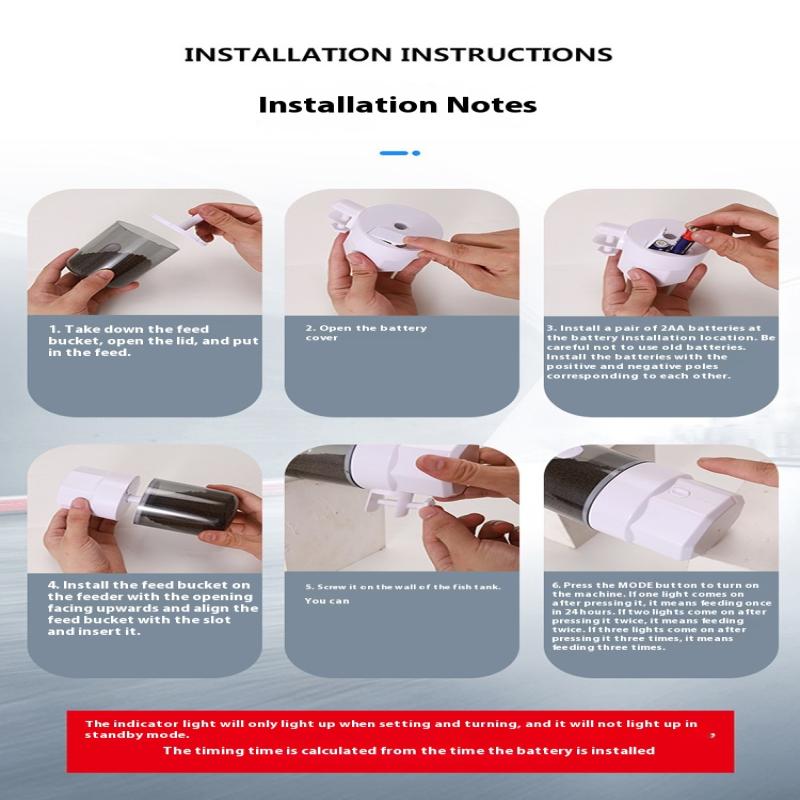 Автоматическая кормушка для аквариума Регулируемый дозатор корма для рыб Большая вместимость Аквариум 3 режима Кормушка для рыб Умный таймер Большая вместимость
