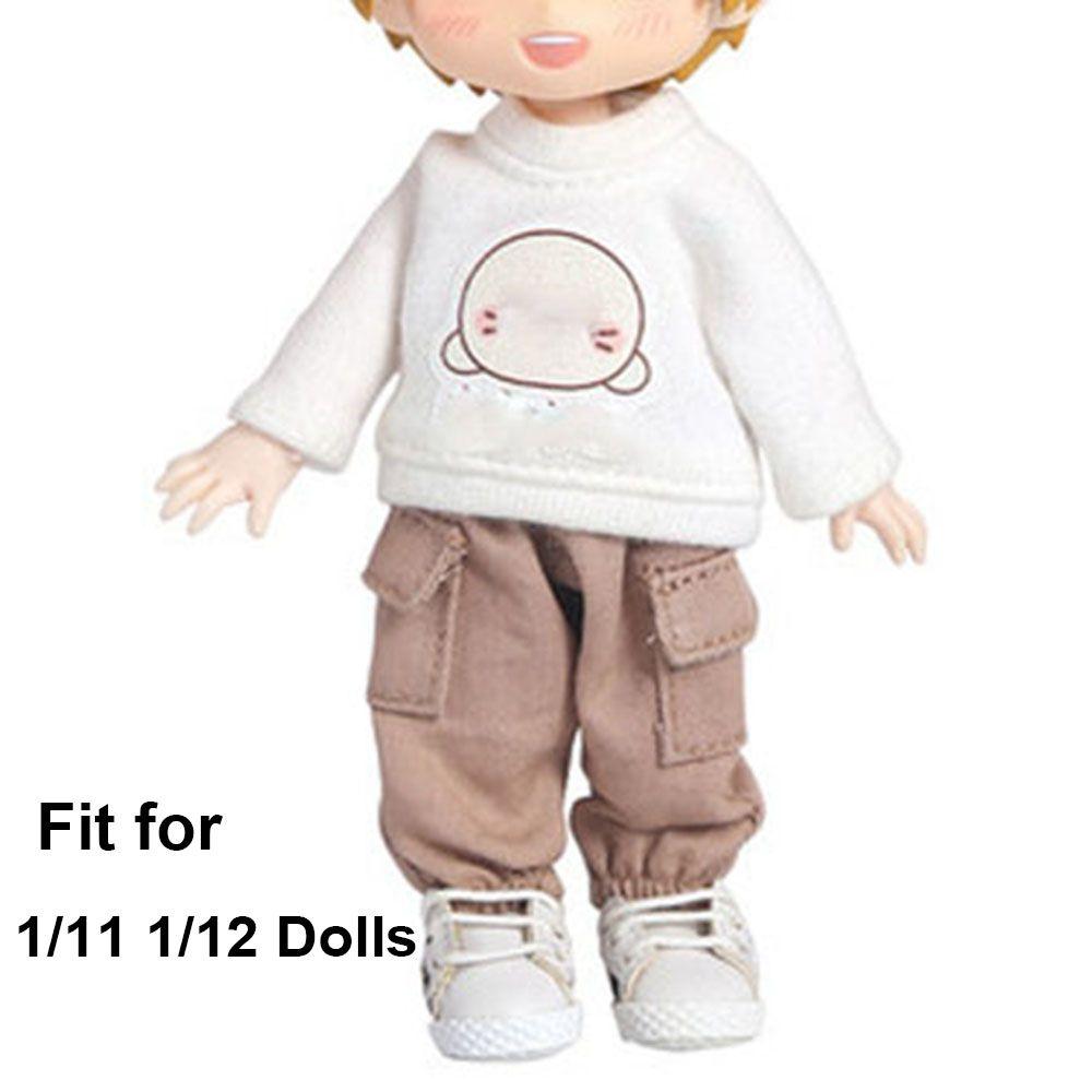 1/11 Doll Shorts Accessories Clothes Pant Clothing Pants Accessories Dolls Long Overalls Long Jeans