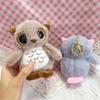 Cute Owl Plush Doll With Short Plush Material For Backpack Charm And Collectible