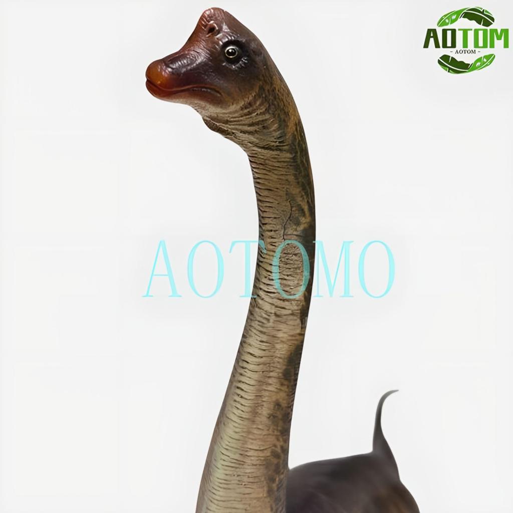 Aotomo Dinosaur Figure Vinyl Model Brachiosaurus Blue FK Big Size Soft Vinyl Dinosaur
