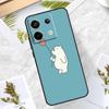 Cute Polar Bear Case For Redmi Note 12 9 10 11 13 Pro Plus 9S 10S 11S 12S Cover For Redmi 12 10C 12C 13C