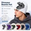 Dinosaur Pattern Knitted Beanie Hat Knitted Winter Beanie Gifts Dinosaur Beanie  Daily Outfits