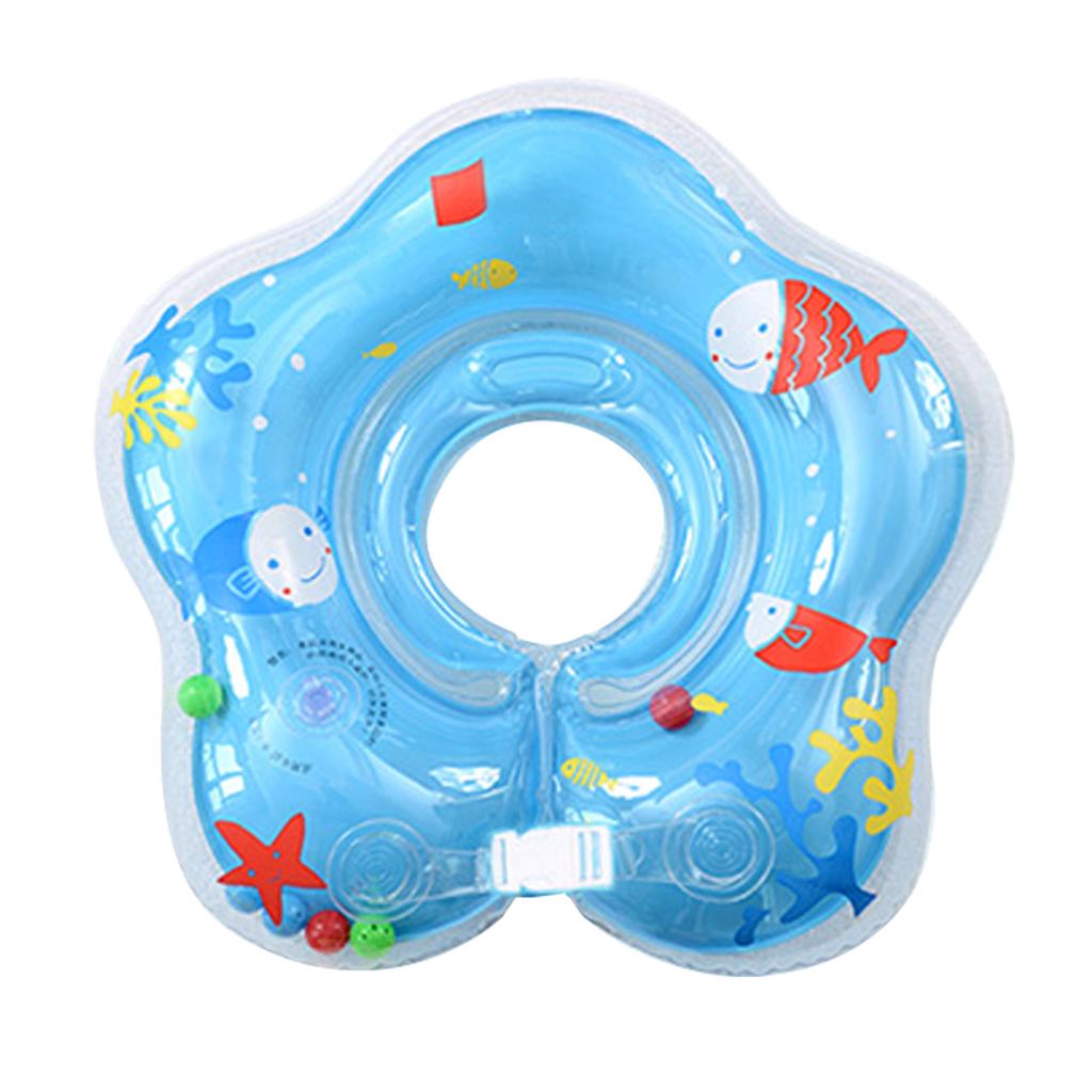 0-18months Baby Swimming Accessory Neck Ring Tube Safety Infant Float Circle for Bathing Inflatable