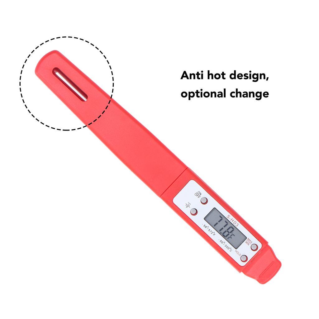Цифровой пищевой термометр Автоматическая калибровка Ручка Стиль Высокая точность Электронный карманный термометр
