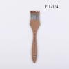 3pcs Multi-toothed Nylon Wool Flat/pointed-head Painting Brush Art Set Supplies Watercolor/ Acrylic Painting Creation Brushes