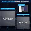 20 Pcs Solar Auto Darkening Clear Cover Lens Replacement Replacement Lens Kit  Welding Helmet