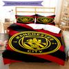 3pcs Football Team (61) Design Cover Set - HD Printed Bedding with 1 Cover and 2 Pillowcases - Perfect for Home and Dorm Decor