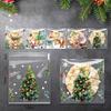 100PCS Snowman Christmas Candy Bag Plastic Packaging Cookie Bags Kids Gifts Packaging Bag  for Xmas