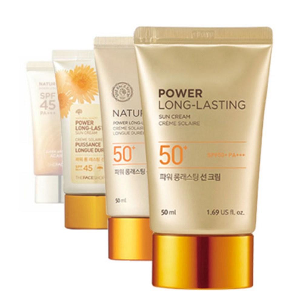 The Face Shop Natural Sun Eco Power Длительный солнцезащитный крем SPF50+ PA+++, 50 мл, 2 шт.