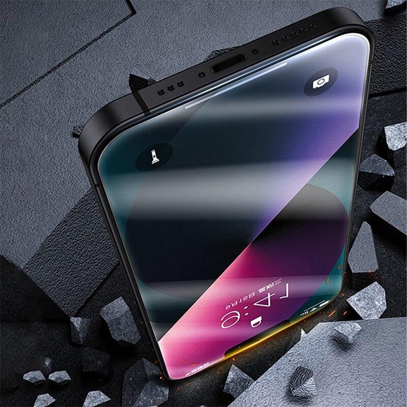 4 шт. Защитная пленка для экрана для iPhone 14 Pro Max 14 Plus, антишпионское стекло для iPhone 13 15 12 11 Pro Max 16 Pro, закаленное стекло