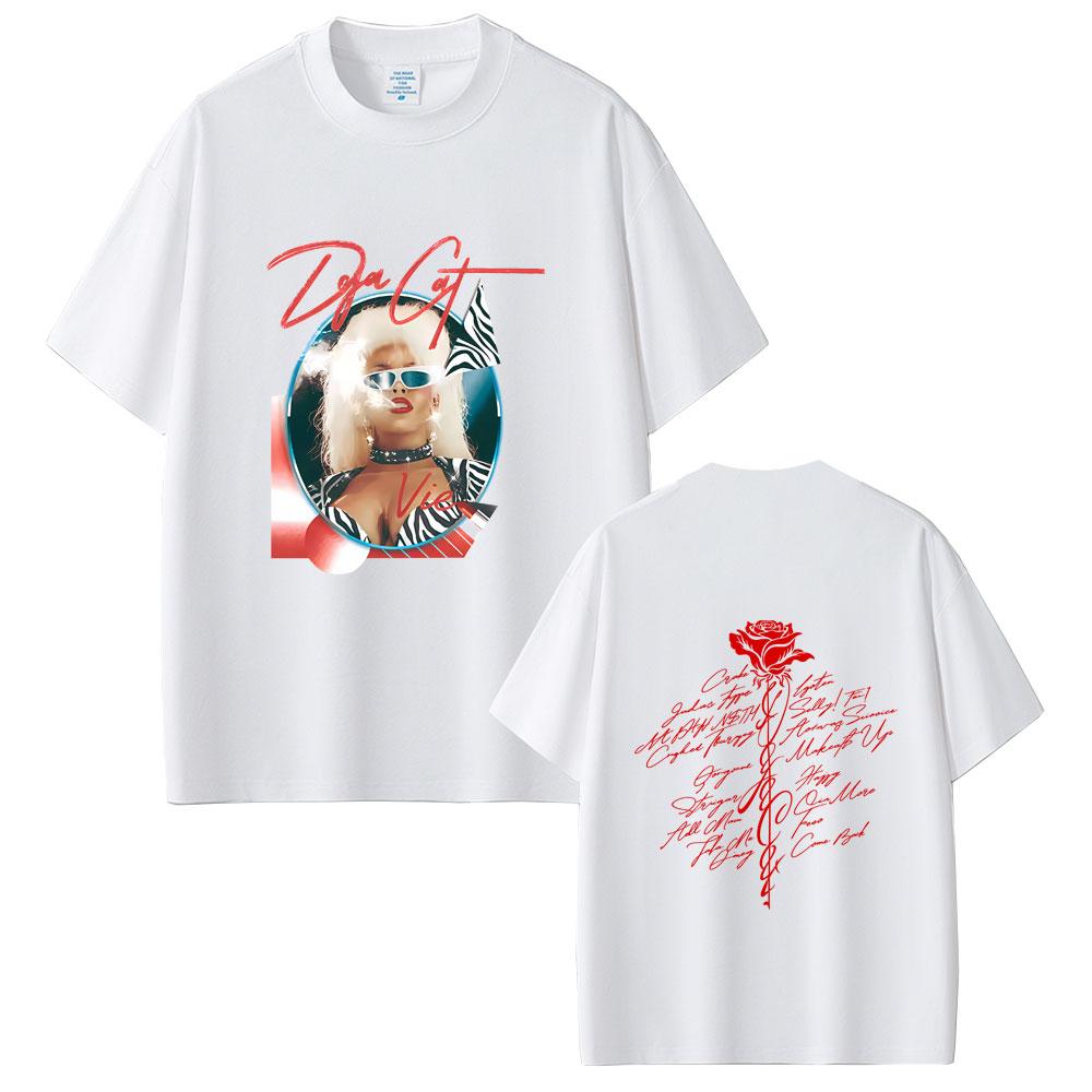 Rapper Doja Cat Pop Music Album Merch T-shirt Unisex Women Hip Hop Oversized Streetwear Unisex Fashion Casual Soft Cotton T Shirts
