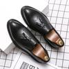 2025 Tassel Gentleman Dress Shoes Men Brogues Oxford Shoes High Slip-On Formal Shoes Classic Men's Business Leather Shoes Casual