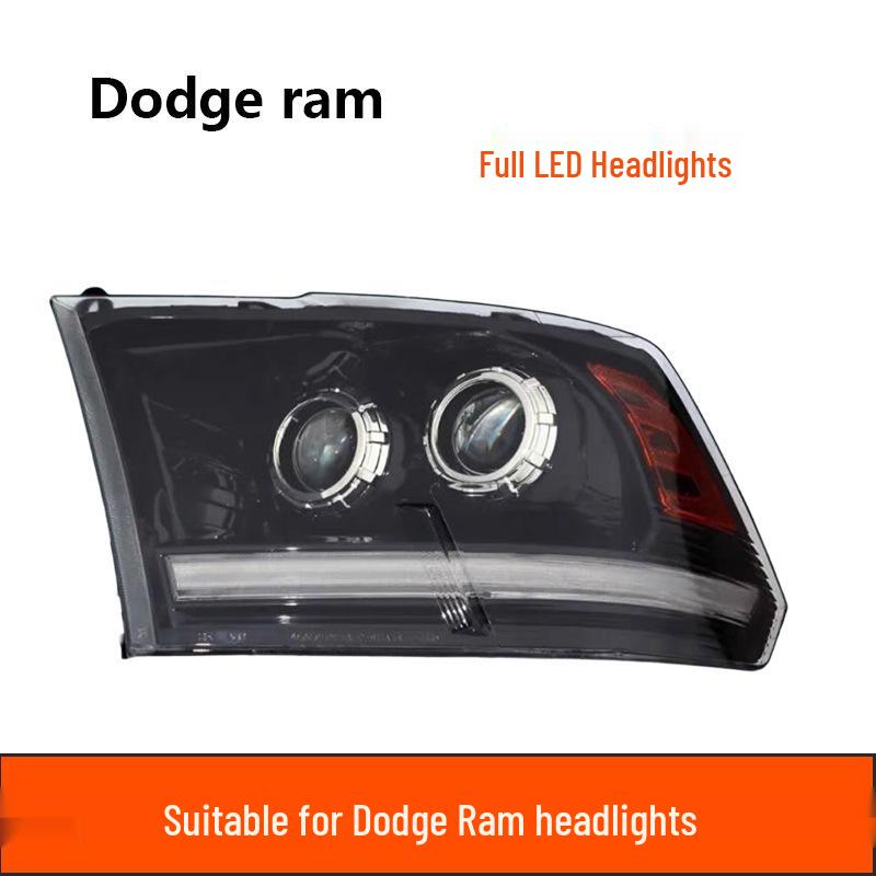 Супер яркие светодиодные Bi-LED линзованные фары для Dodge Ram с динамическими поворотниками