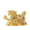Dragon Golden Dragon for Good Dragon Money Five Gold Feng Shui Bead Playing Resin Feng Shui Increase Financial Prosperous Good Rising Feng Shui Zodiac