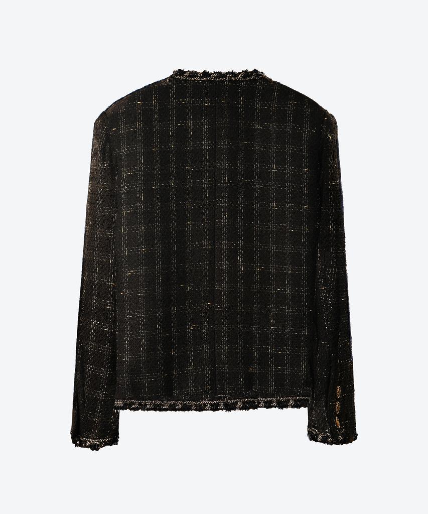 Untage Untage Boucle Tweed Jacket [Black(Man)]_Uto-Fb04