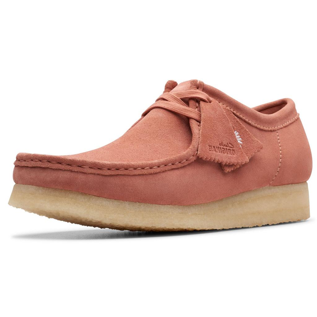 Clarks Двухслойные кожаные модные ретро низкие повседневные кроссовки для мужчин Красные 261765477