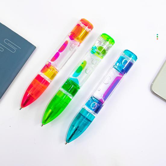 Motion Bubble Pen анти-тревога «песочные часы» дизайн для снятия стресса красочная жидкость Motion Bubbler ручка-непоседа настольные игрушки школьные принадлежности