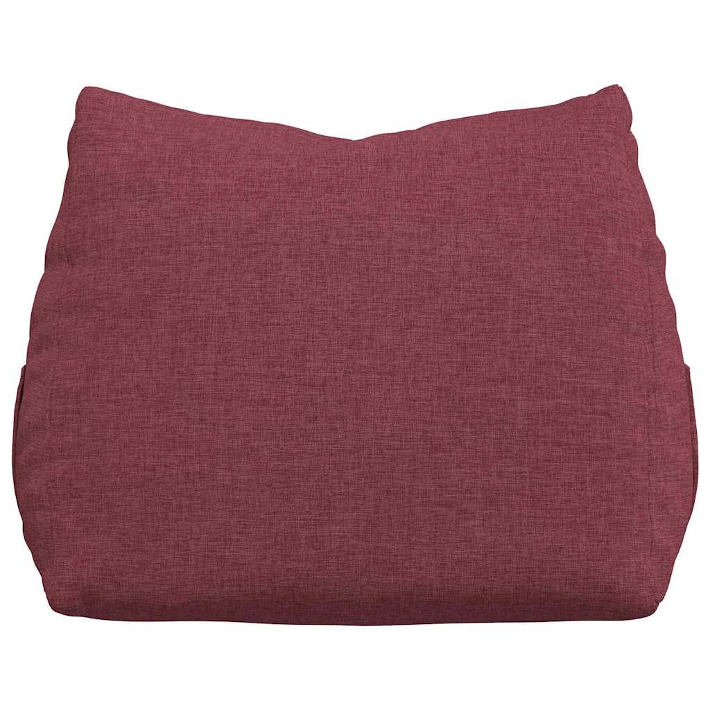 Back Cushion Burgundy Red 45 x 20 x 35 cm Fabric