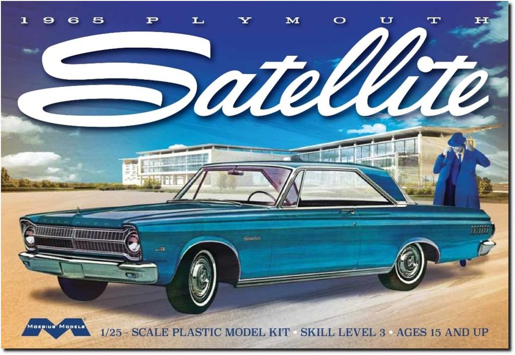 Platz Moebius Model 1/25 Scale 1965 Plymouth Satellite Plastic Model MOE1215 (Car)