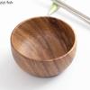 Simplicity Creative Acacia Wooden Bowl Restaurant Wooden Dessert Bowl Salad Bowl Pasta Bowl Snack Bowl Featured Tableware