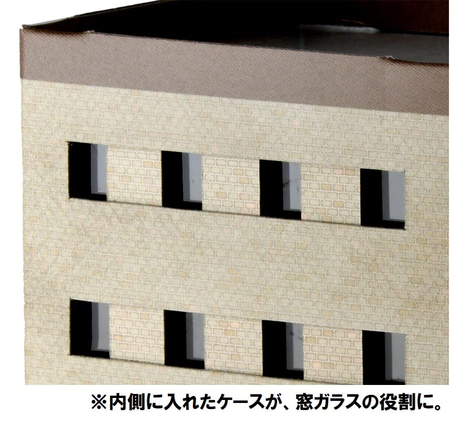 TOMYTEC Paper Structure C04 Heights Tennant Building Diorama Supplies Eco-Rakuture