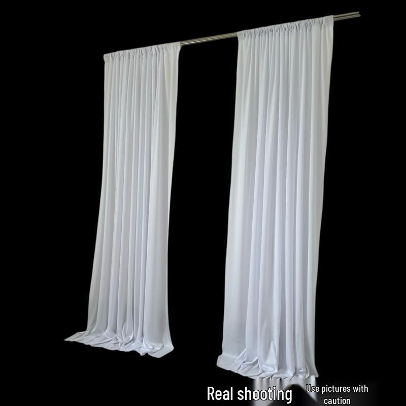 Свадебная Занавеска-Фон из Шелковой Марли – Реквизит для Украшения Сцены