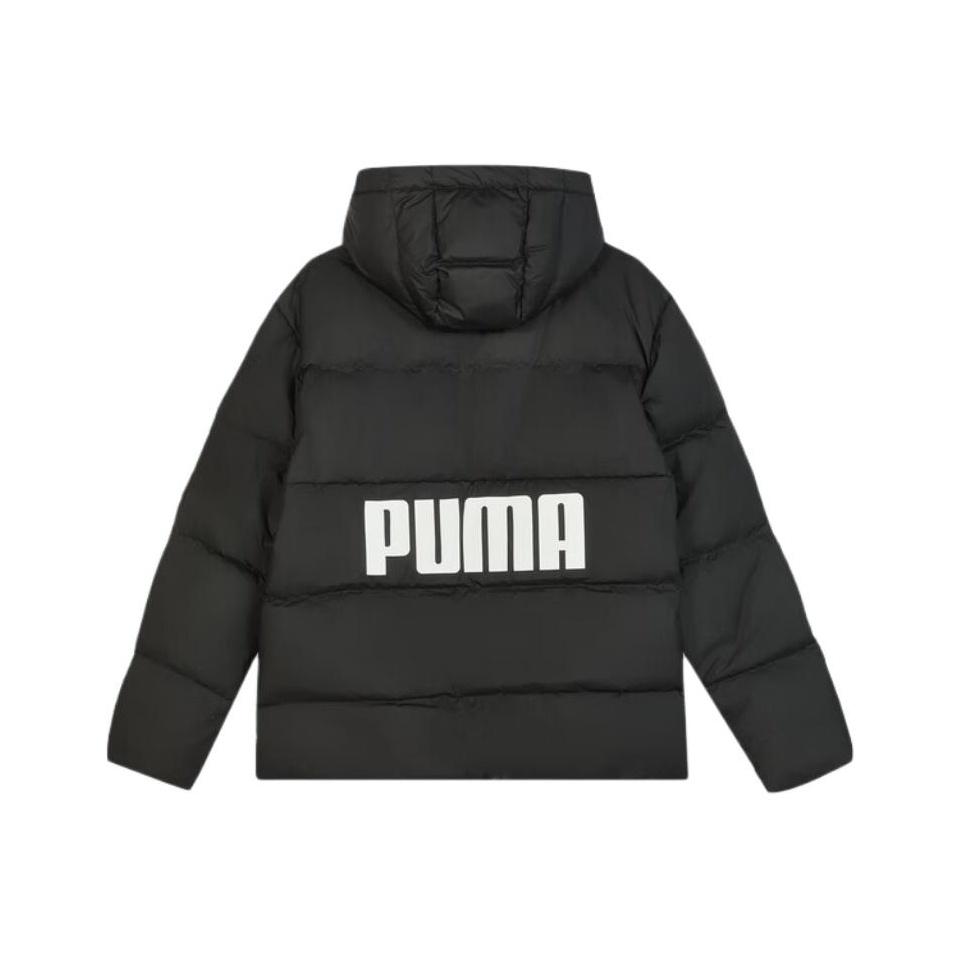 Puma Ess+ Warm Windproof Water-Repellent Hooded Duck Down Jacket Men Jacket 692910-01