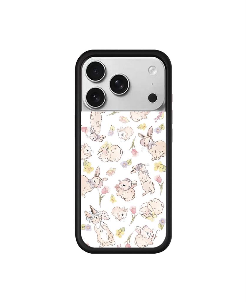 Wildflower INS 3D WF Милый Кролик щенок Мультяшный Чехол для Телефона для 17 Pro Max 12 13 14 15 Голубь 16 Plus 16 15 pro котенок Ягненок Чехол