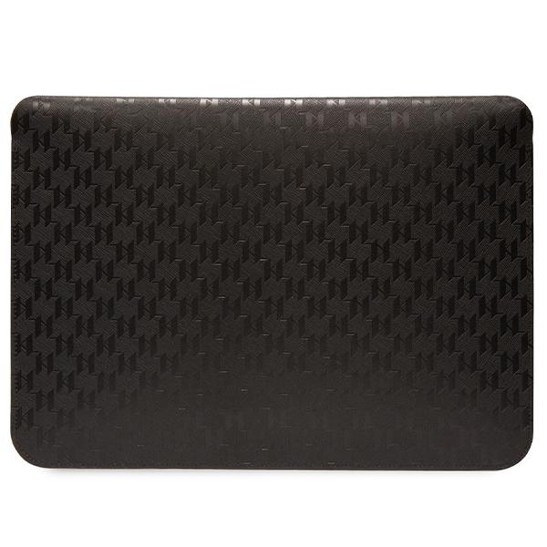 Karl Lagerfeld Sleeve KLCS14SAKHPKK 14" black Saffiano Monogram Ikonik