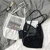 Mesh Hollow Out Tote Bag Women  Trendy Women's Handbag Sandy Beach Shoulder Bag Large Capacity Canvas Shoping Girl Tote sac
