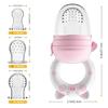 Baby Solid/Frozen Fruit Feeder Teether, Baby Teething Toy 4M+, BPA-Free Silicone Bag and Teether, Teething Relief