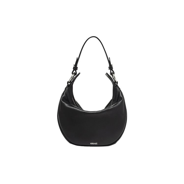 Versace Small Repeat Shoulder Bag Black Palladium Women Shoulder_bags 1007680-1A05878-1B00P
