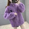 Winter New Fashion Lazy Wind Loose Fleece Versatile Sweater Fleece Jacket Warm Coat Women
