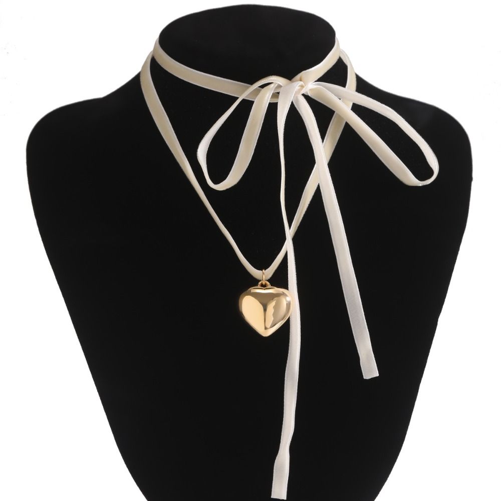 Корейский стиль бант бархат ключичная цепочка регулируемая цепочка лента любовь чокер Y2K ювелирные изделия