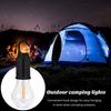 Outdoor Camping Lamp with Clip Hook 3 Lighting Modes Multifunctional Lighting Device Plastic LED Lantern Hanging Tent Light Tungsten