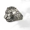 Мужское кольцо из стерлингового серебра 925 пробы с символом льва, ювелирные изделия, модные кольца для мужчин, подарок для него