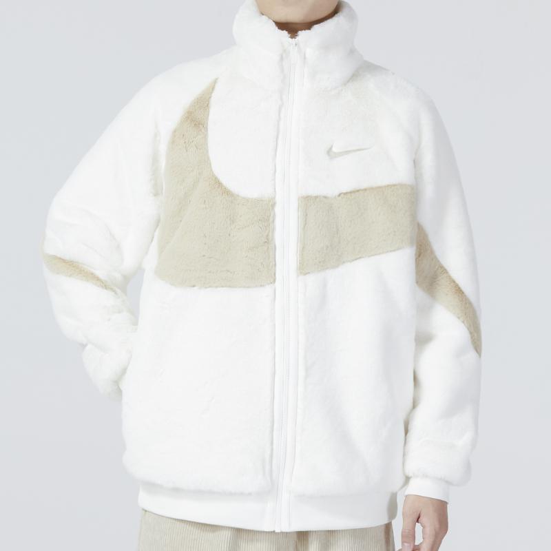 Nike Куртки Мужские Белый Стойка Умеренный Другое FB7664-133
