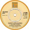 7-дюймовая пластинка BEACH BOYS California Saga California K14232 Brother Records 1973 UK Rock Б/у