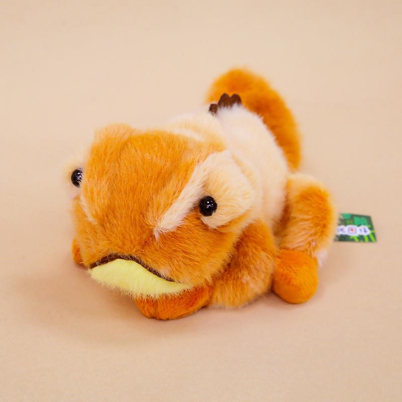 Plush Animal Keychain With Magnetic Color Changing Chameleon For Cute Gift And Decoration