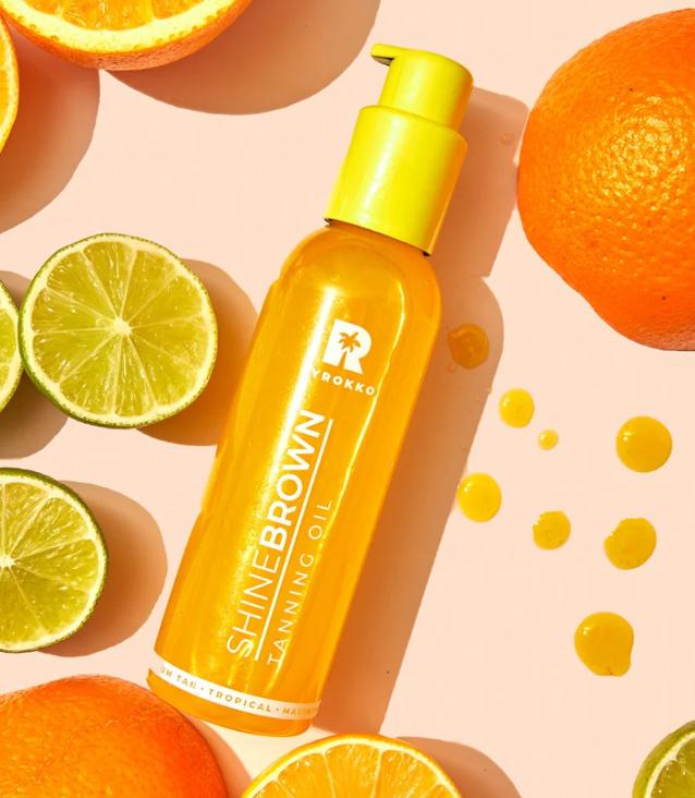 Byrokko Shine Brown Tropical Oil Супербыстрое масло для загара 145мл