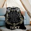 240Gm2 For My Dad In Heaven Custom Outdoor Blanket Comfortable Soft Lightweight Allseason Multipurpose Blanket For Travel Camping Picnics Sofa Office