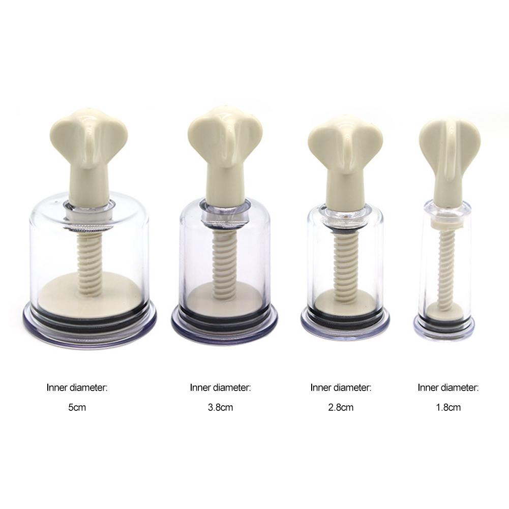 4 размера присоска для сосков зажимы для сосков насос для киски зажим для клитора вакуумная стимуляция увеличитель груди секс-игрушка для женщин мужчин БДСМ