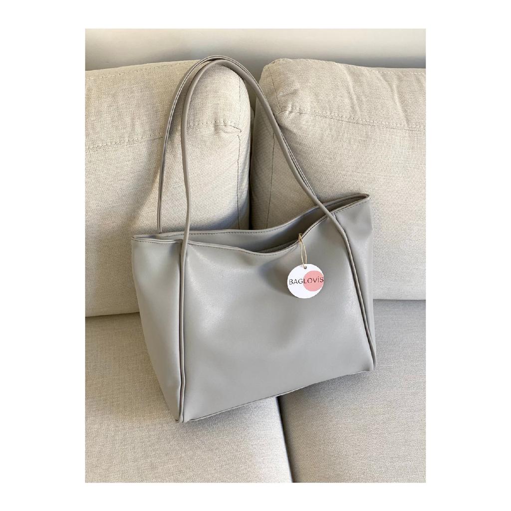 Large Size Soft Leather Women's Bag