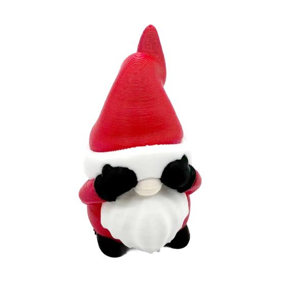 1/3Pcs 3D Printed Christmas Gnome Ornament No See Hear Speak