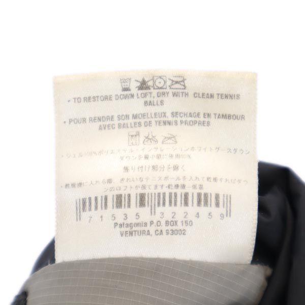 Patagonia На открытом воздухе Куртка пуховик с длинным рукавом XL14 Логотип серии Black Детская Б/У