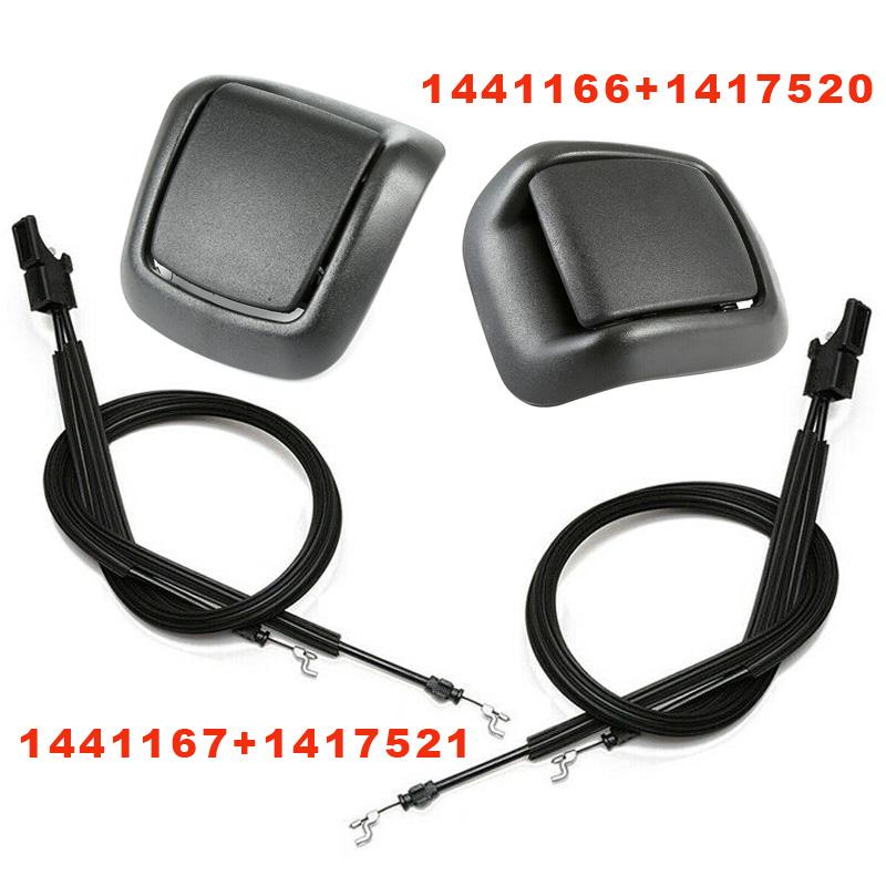 For Ford Fiesta MK6 3 Door 2001-2008 RH & Front Left/Right Hand Seat Tilt Handle + Cable 1441166 +1417520 1441167+1417521
