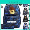 Стильный рюкзак Roblox с защитой от кражи, USB-зарядкой, прочной конструкцией и набором пеналов